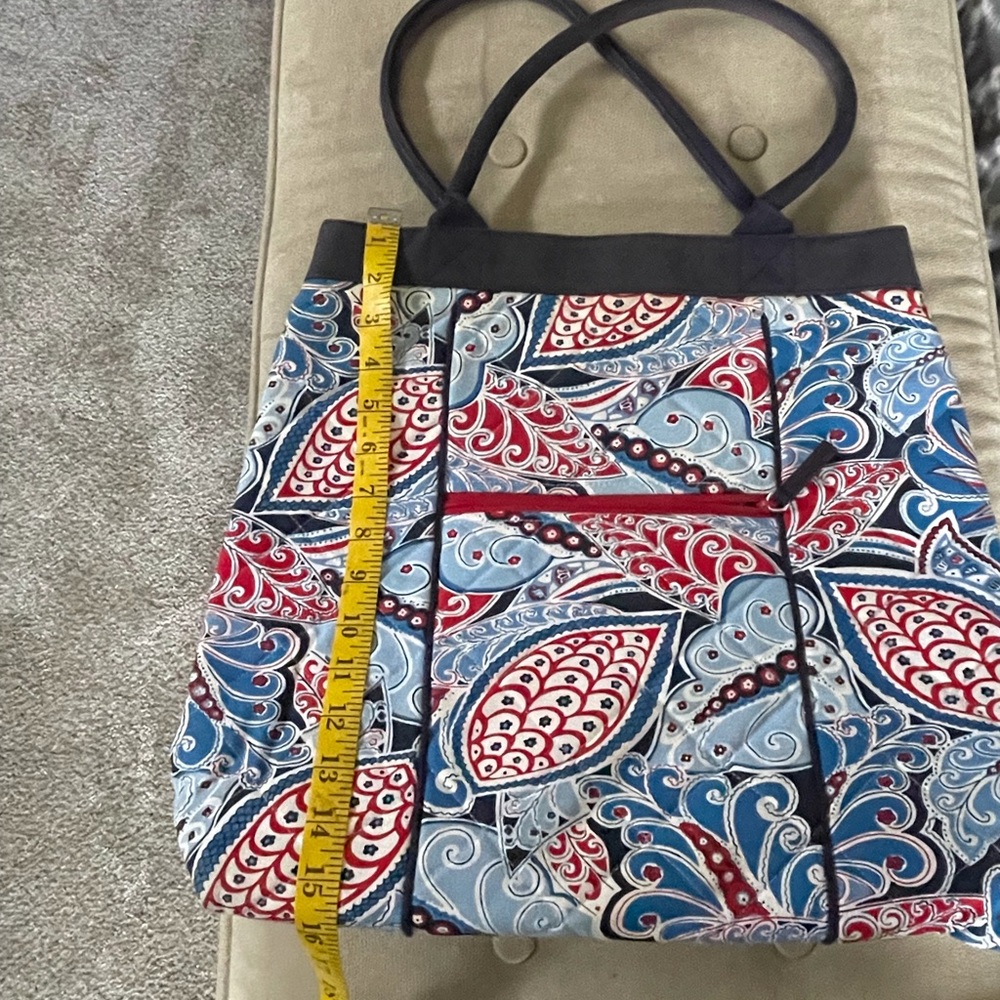 Vera Bradley Special Edition Canvas Beach Tote with pocket